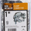 Conector abrazadera no metálico 1pulg 25 pzas color plata