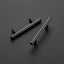 60 Tiradores Acero Inox 5" Negro Mate para Cajones Cocina