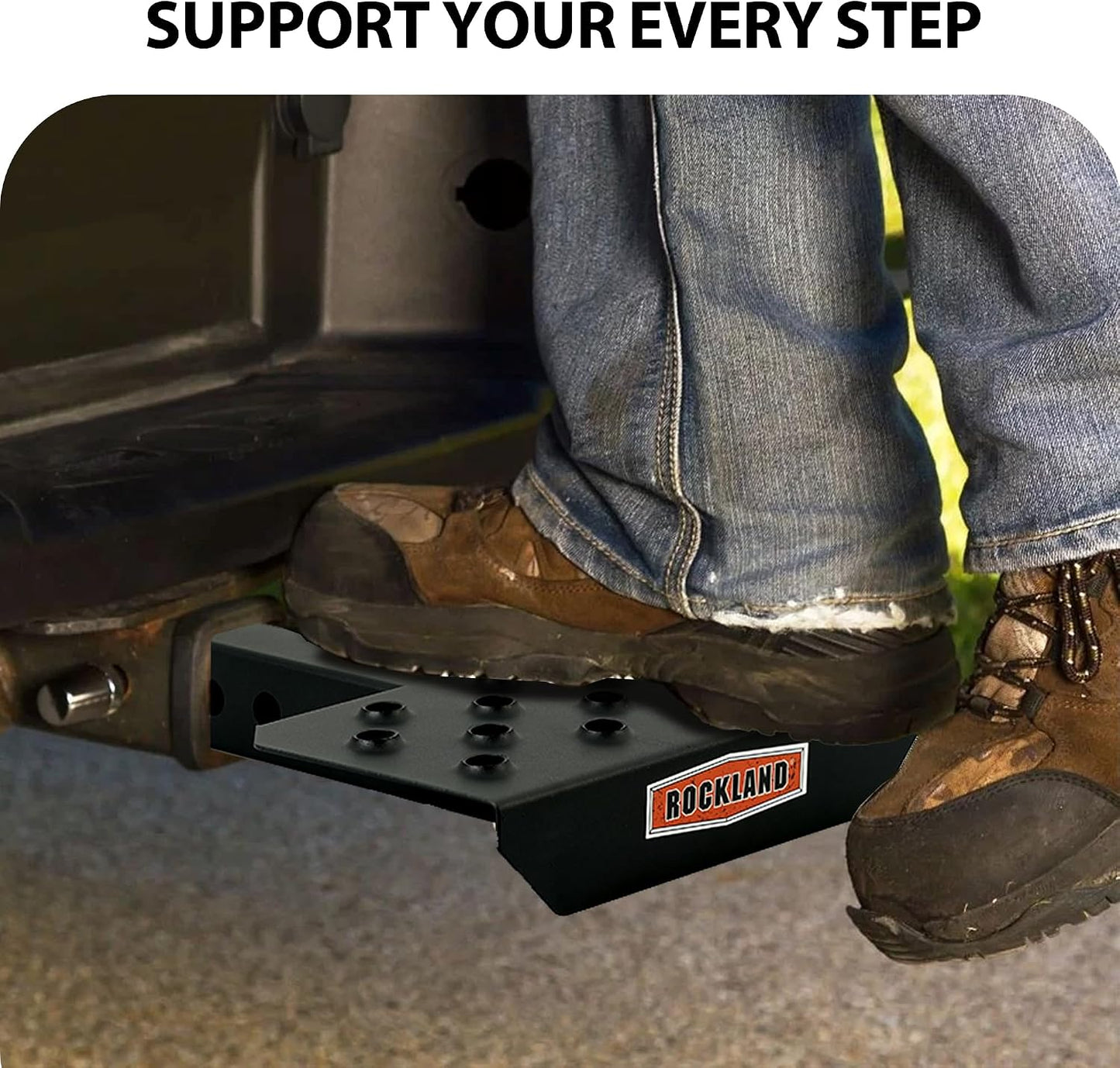 Escalón enganche universal antiderrap camioneta