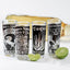 Set 4 chupitos mexicanos aluminio repousse