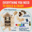 Kit educativo de casas de insectos en madera de cedro