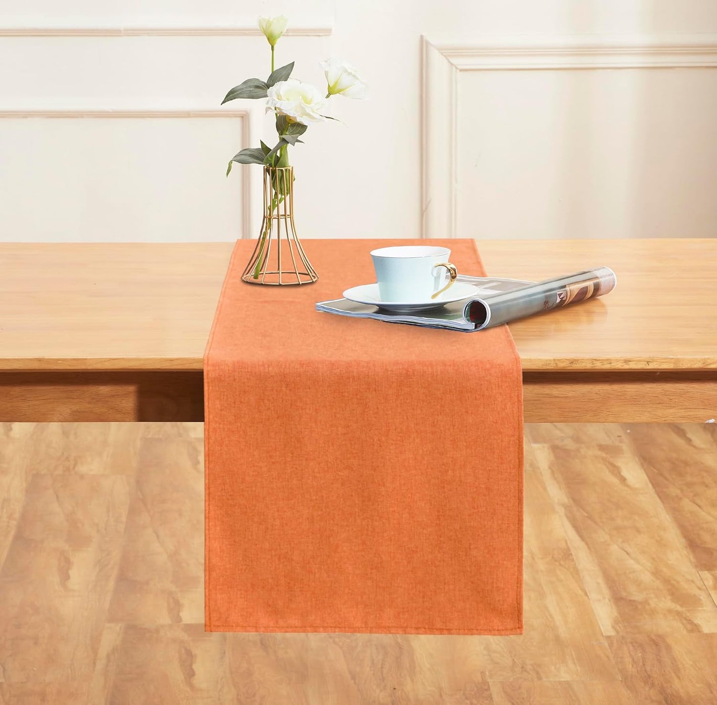 Mesa Camino Lino Algodón Estilo Granja 13x108pulg