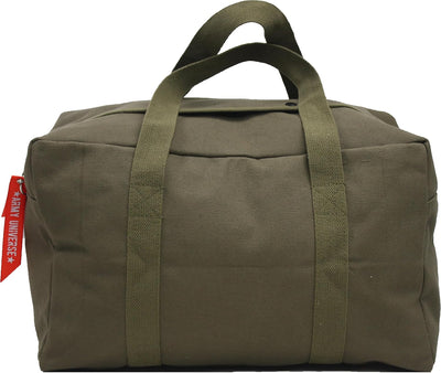 Bolsa carga táctica lona resistente espaciosa verde oliva