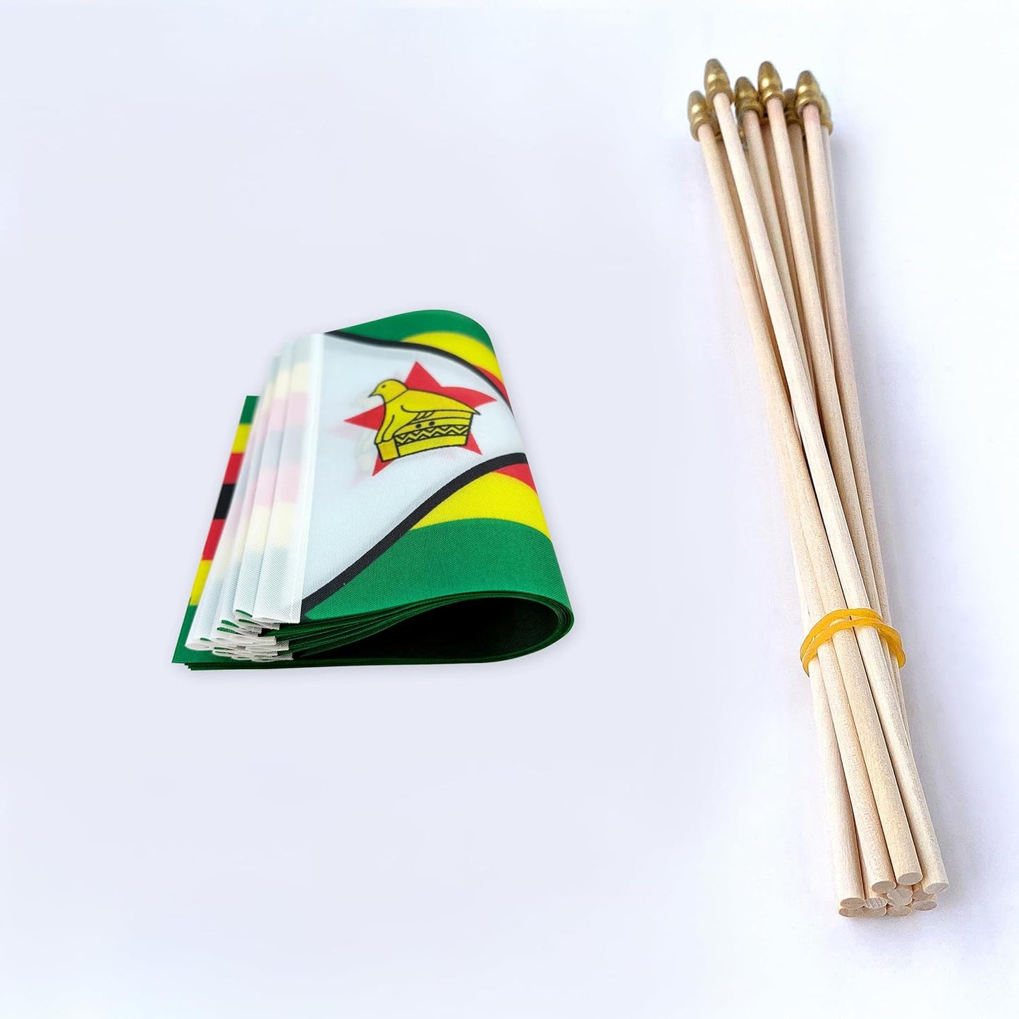 Bandera Zimbabue 5x8" pack 12