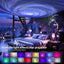 Proyector galaxia con luz nocturna y altavoz Bluetooth