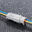 Conector eléctrico 4 vías impermeable 16 AWG para auto