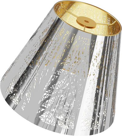 Pantalla lámpara bohemia metal 5x7x9 pulg