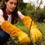 Guantes jardín grandes amarillos a prueba de espinas