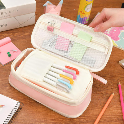 Estuche para lápices kawaii gran capacidad para niñas y estudiantes
