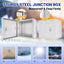 Caja eléctrica NEMA 4X acero 24x24x12pulg impermeable