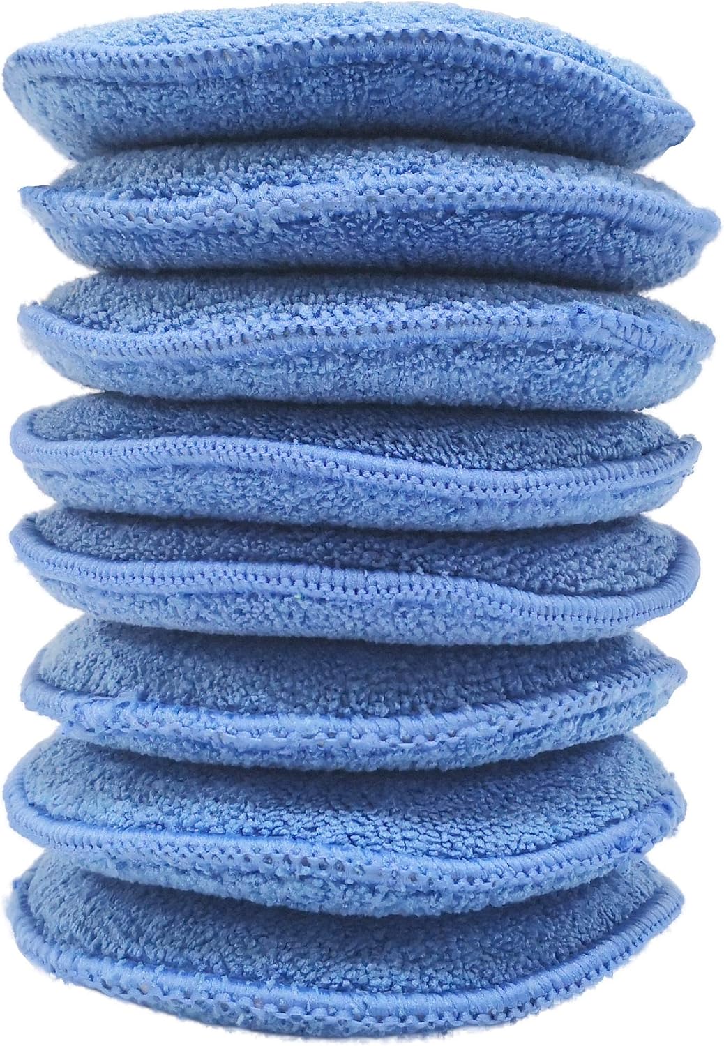 Almohadilla cera microfibra 8 pzas 5pulg azul