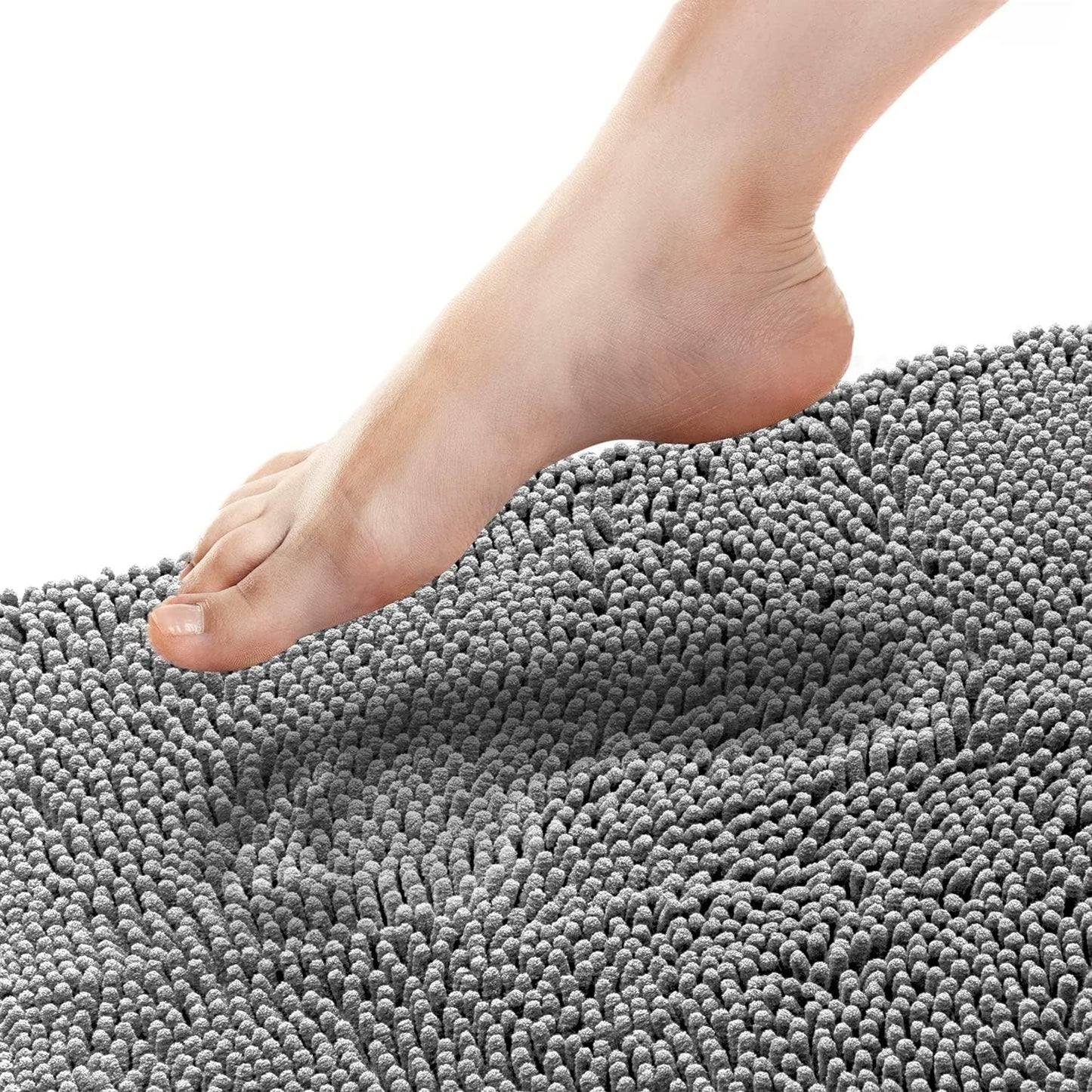 Alfombra baño microfibra chenilla ultrasuave antiderrap