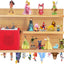 Organiz. figuras Tonie 3 niveles madera pino