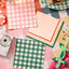 Servilletas campamento 24 pzas cuadros 3 capas lindo regalo