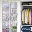 Organiz. puerta armario 5 bolsillos dormitorio baño set 2