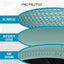 Funda volante cuero lujo ajuste universal 14.5-15.5"