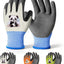 3 Pzas Guantes Jardinería Niños 2-4 Años Revestimiento Goma