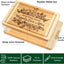 Tabla cortar grabada They Lived Happily Ever After regalo boda