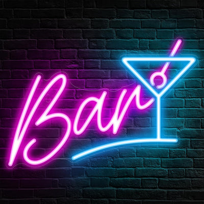 Letrero Neón para Bar Casero Man Cave Regalo Esposo