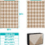 Alfombra exterior impermeable 6x9ft reversible