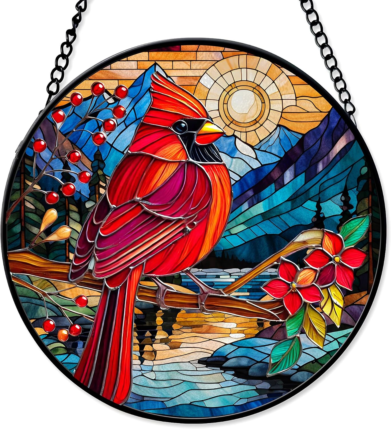 Atrapasoles cardenal 7.8pulg adorno navidad