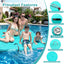 Muelle flotante inflable con superficie antiderrap para