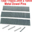 Clavijas metal M2 0.079x0.709pulg estantes soporte