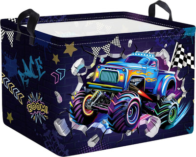 Coche de carreras para niños cesta plegable 40x30x30cm