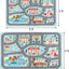 Alfombra educativa antiderrap para niños 4x6ft