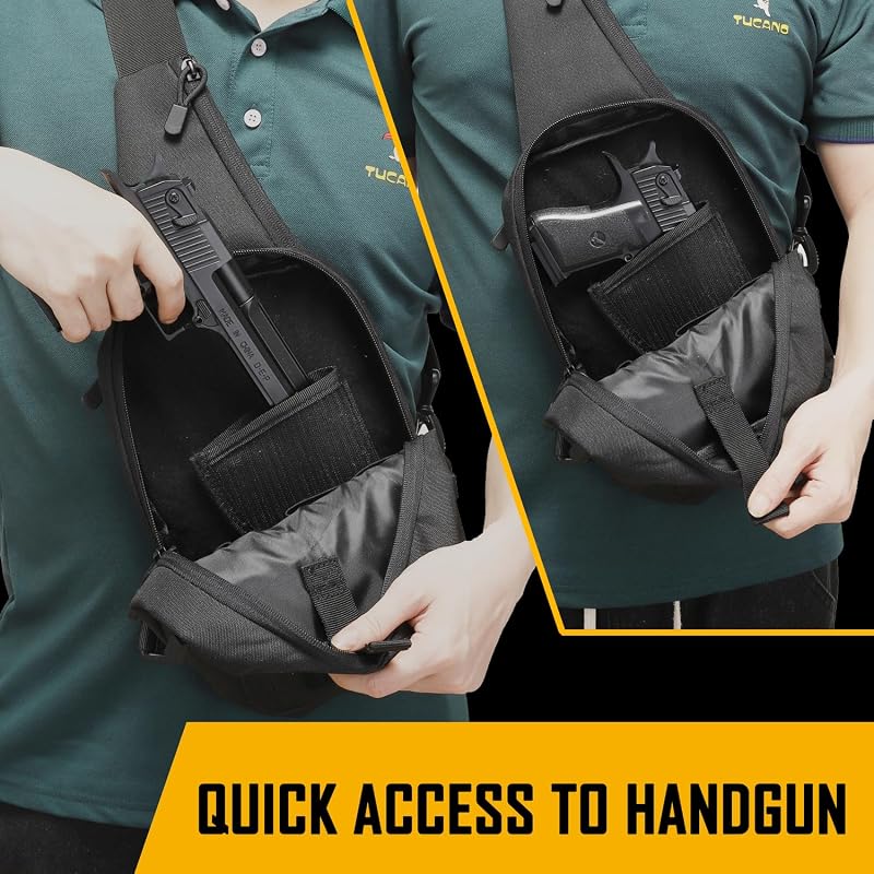 Bolsa cruzada oculta para hombre CCW Sling Bag EDC