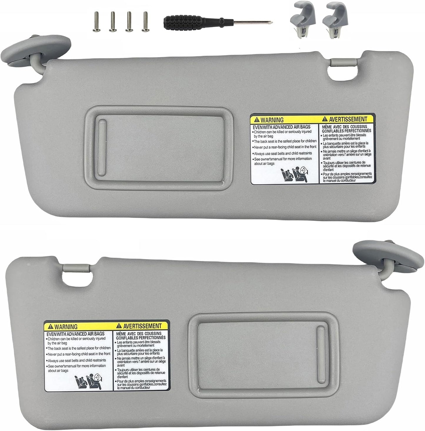 Visera solar para Toyota RAV4 04-05 conductor y pasajero