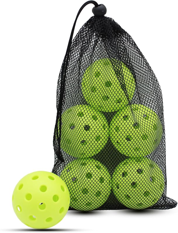 Pelotas Pickleball 40 Agujeros Elásticas Duras para Paddles