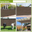 Malla sombra valla privacidad 1,8x3,7m proteccion exterior
