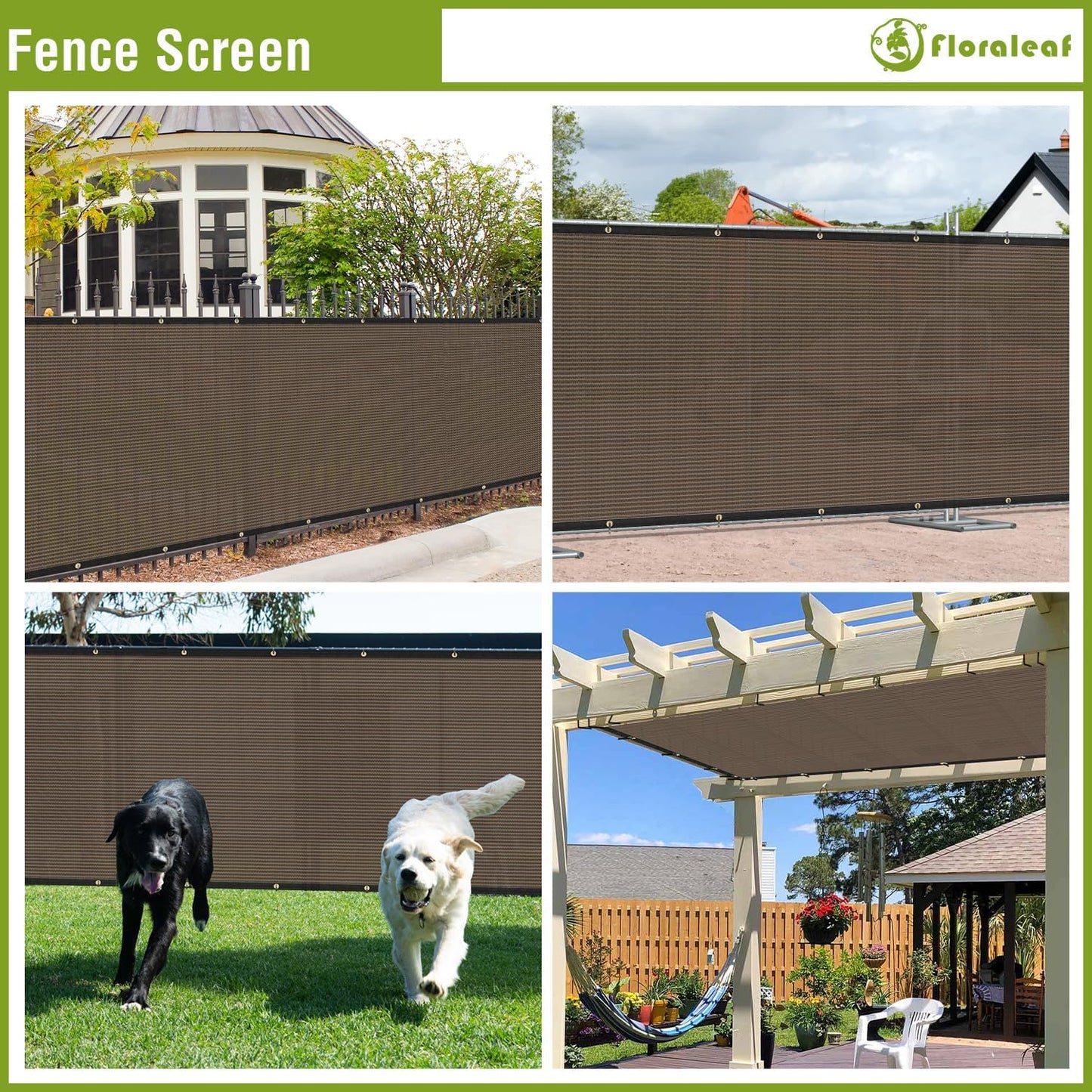 Malla sombra valla privacidad 1,8x3,7m proteccion exterior