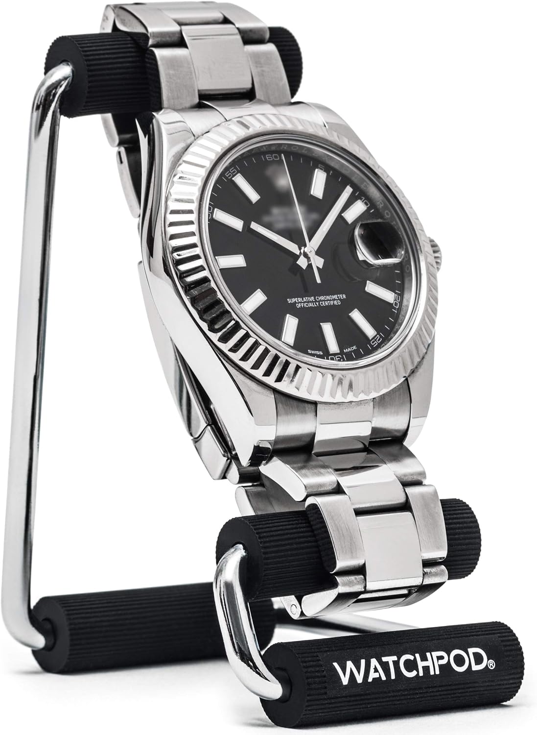 Soporte metal para reloj pulsera y reloj inteligente grande