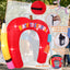 Arco inflable con luces LED para exteriores 9ft