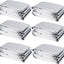 6 Pzas Película Mylar Plateada 83x63pulg Alta Reflectancia