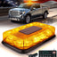 Barra LED magnética intermitente 72 luces patrón bandera