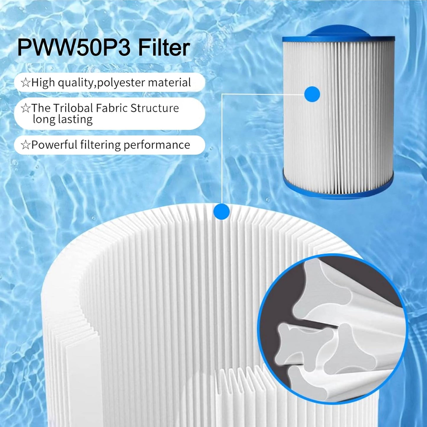 Repuesto filtro spa rosca 1 1/2" desnatador