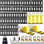 Kit amarre riel 20pzas 16" 2-3ft anillos O sujetadores