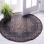 Alfombra exterior estilo tradicional 4ft1" gris carbón