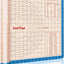 Tapete silicona hornear 28x20pulg antideslizante azul