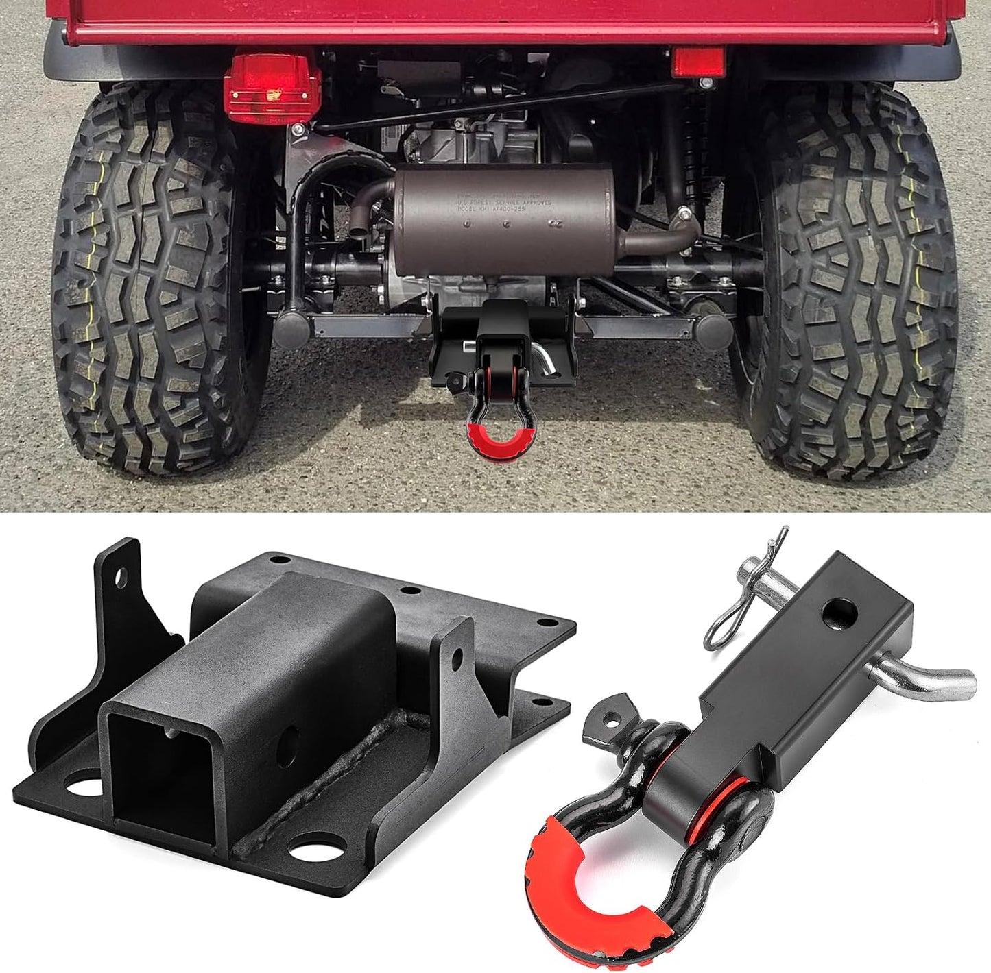 Enganche remolque trasero 2pulg comp Kawasaki Mule SX