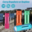 12 Pzas Linternas Mini Aluminio LED para Lectura Nocturna