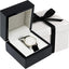 Reloj madera caja regalo lujo set 2 con cinta negro