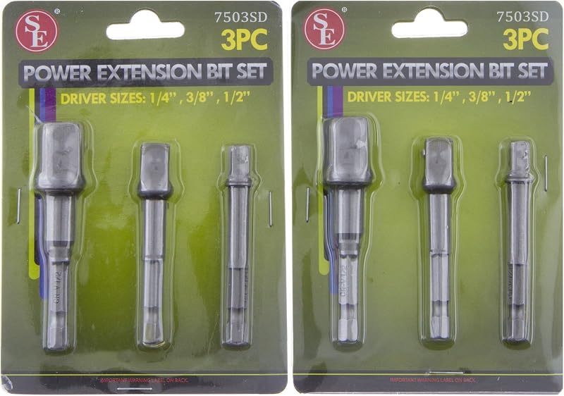 Set 3 brocas taladro extensión alimentación 7503SD