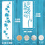 12 Plantillas Hojas Vid Reutilizables para Pintar y Decorar