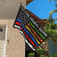 Bandera 3x5ft 'No One Fights Alone' para interiores y exteriores