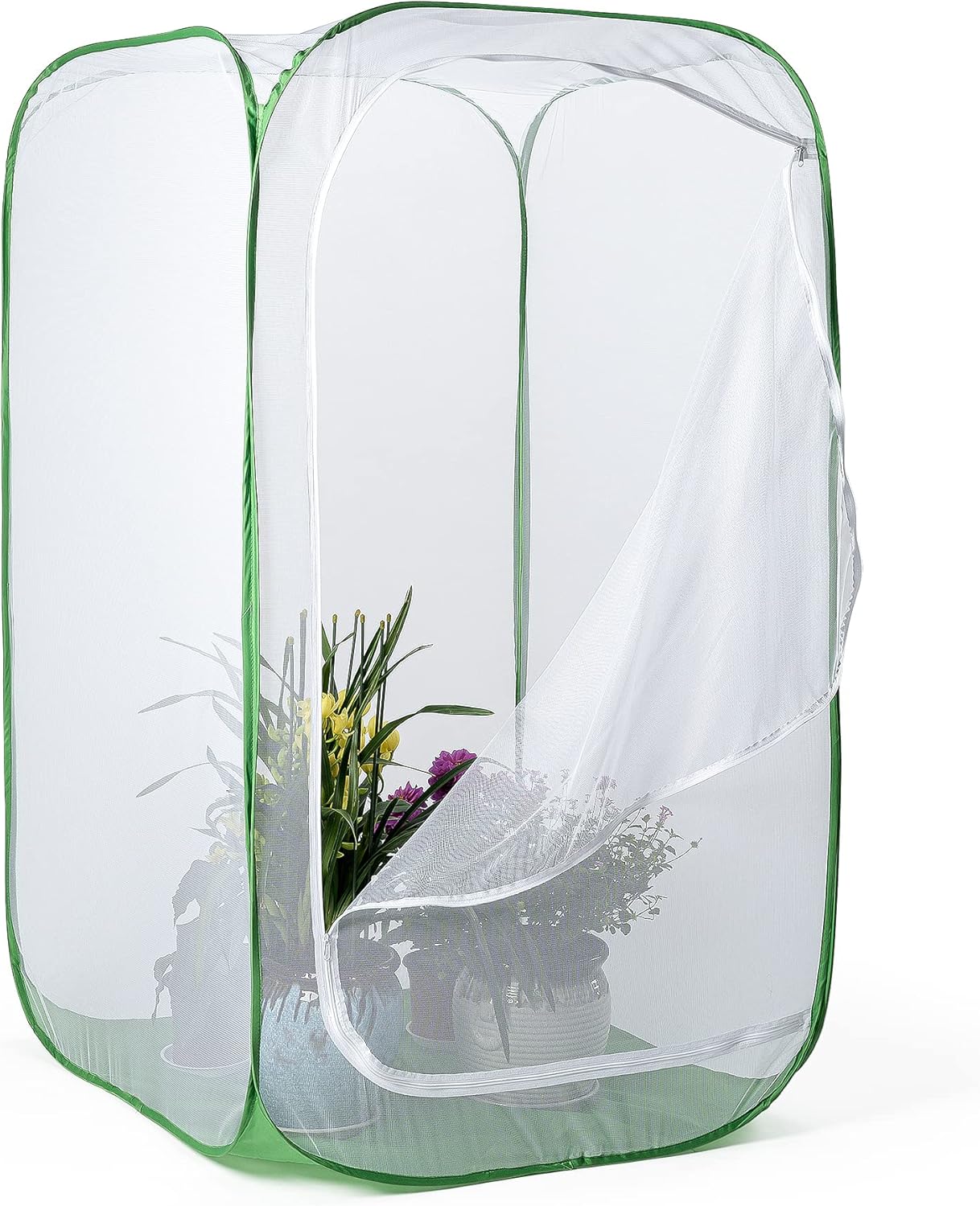 Jaula emergente 35x35x59 pulg malla para plagas y aves