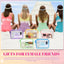 6 bolsas maquillaje transparente con cremallera PVC impermeable